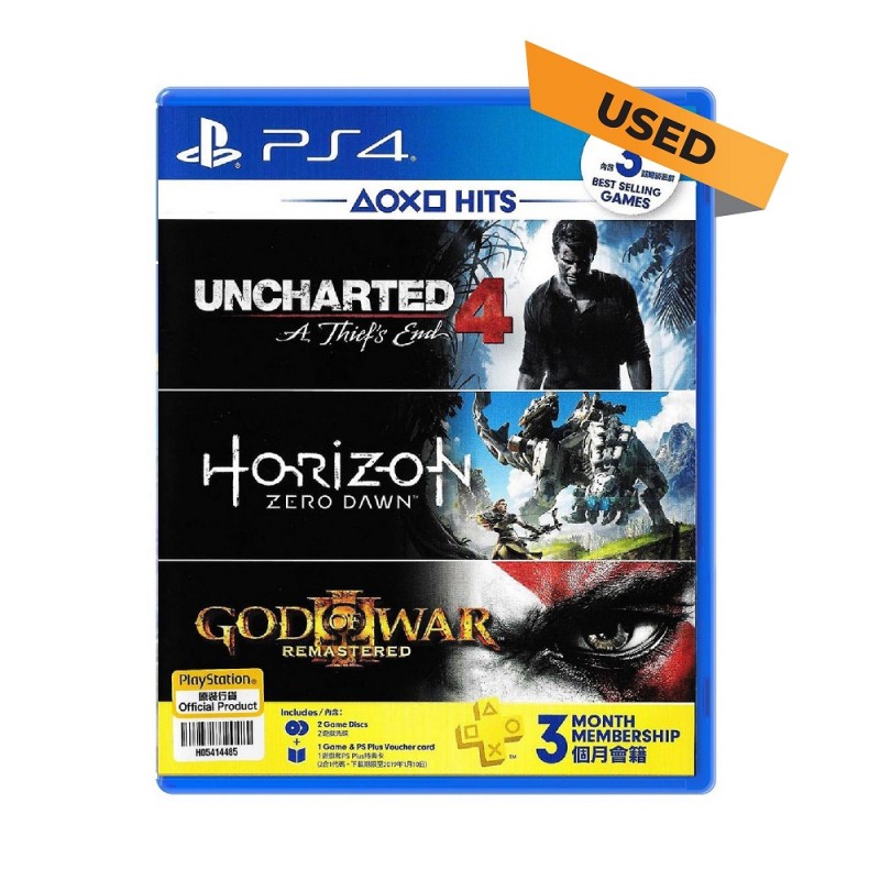 (PS4) Horizon Zero Dawn + Uncharted 4 (ENG) - Used