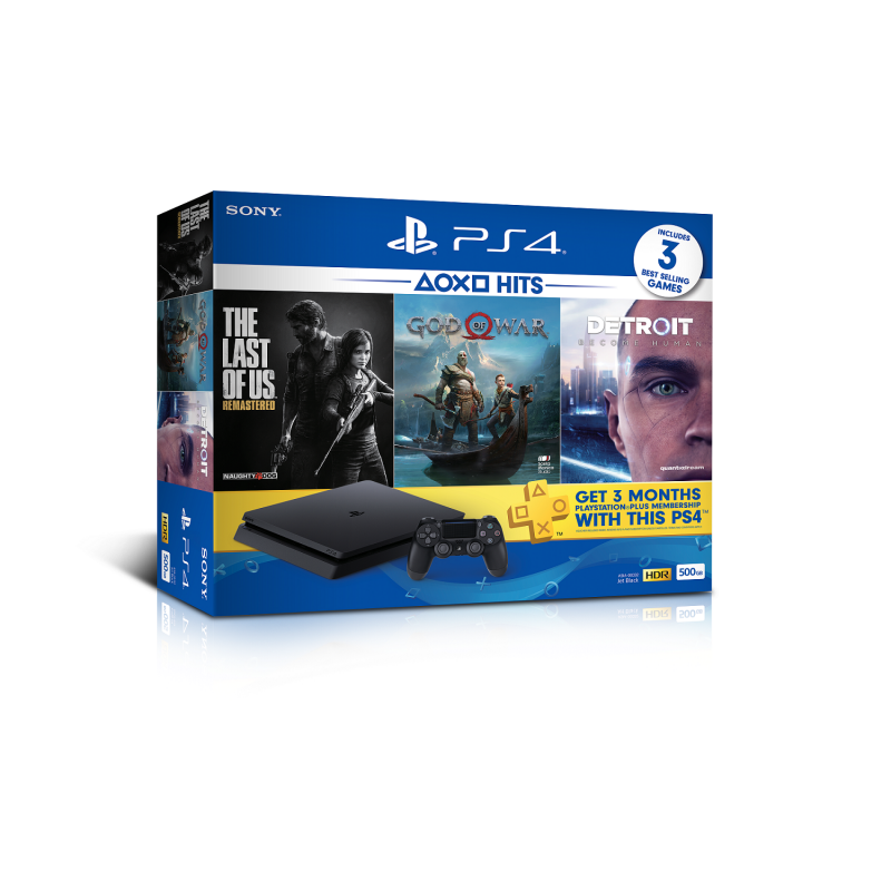 PlayStation 4 Slim Hits Bundle 1TB (Black)
