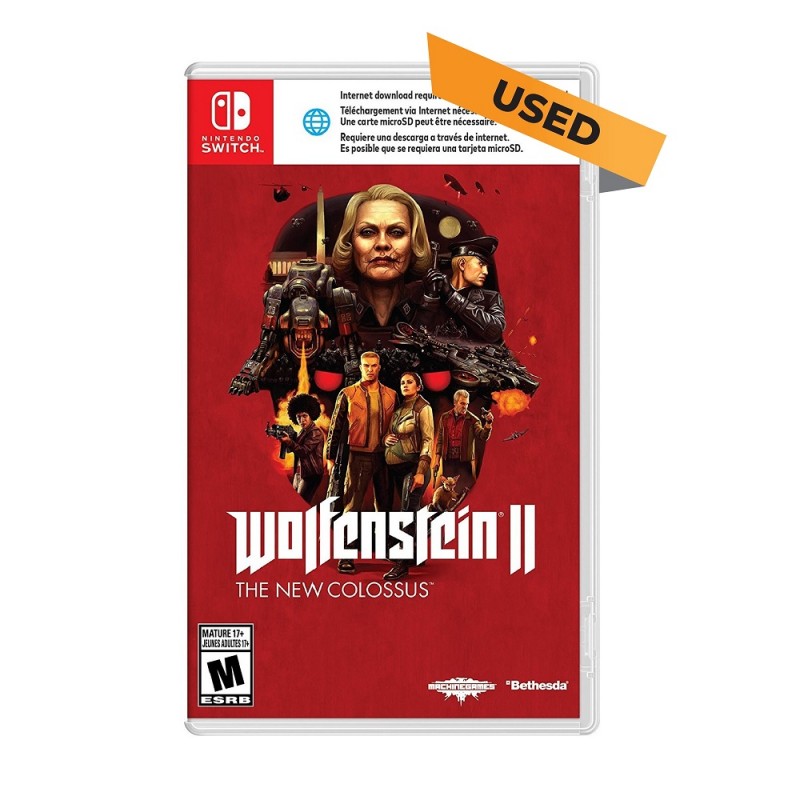 (Switch) Wolfenstein II: The New Colossus (ENG) - Used