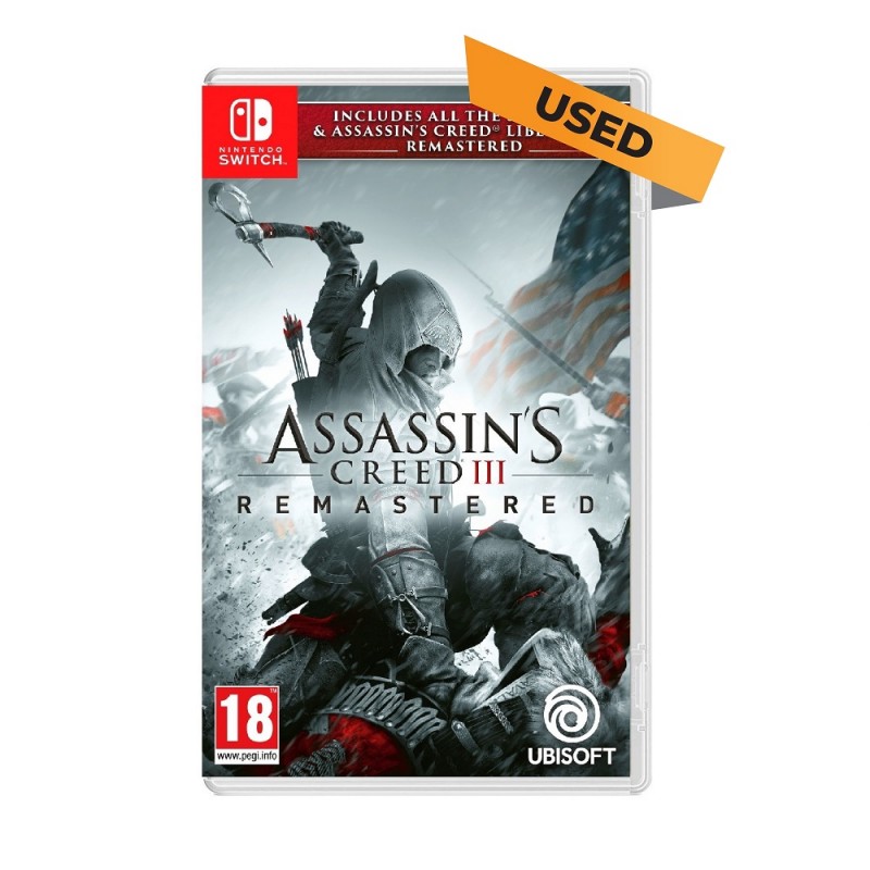 (Switch) Assassin's Creed III: Remastered (ENG) - Used (Switch) Assassin's Creed III: Remastered (ENG) - Used