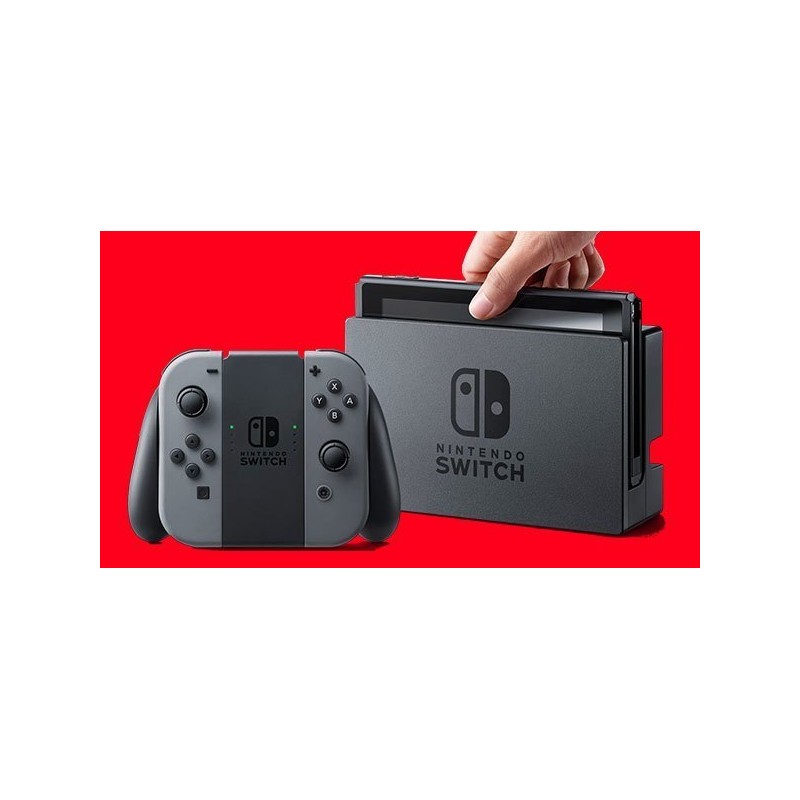 Nintendo Switch Enhanced V2 (Grey) Maxsoft Set