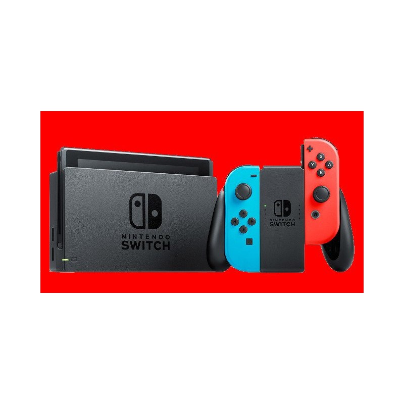 Nintendo Switch Enhanced V2 (Neon) Maxsoft Set