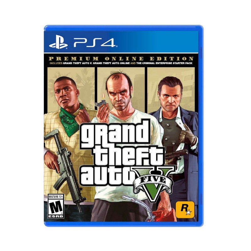 Grand Theft Auto: V Premium Online Edition PS4 - Que Rápido Angola