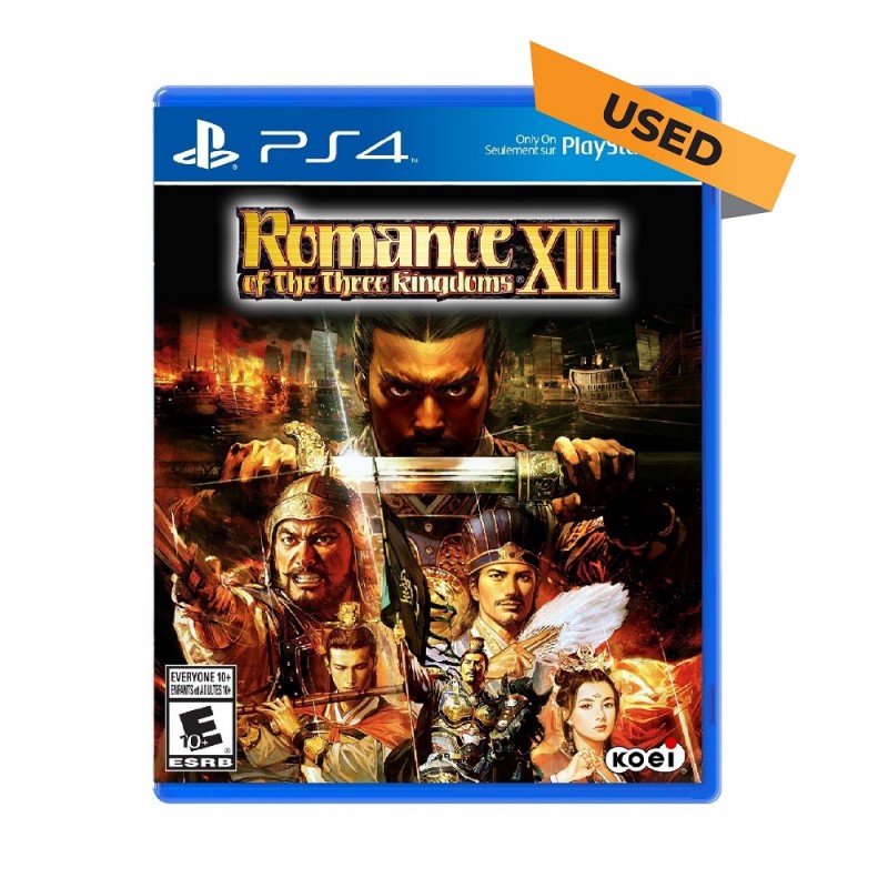 (PS4) Romance of the Three Kingdoms 13 (ENG) - Used
